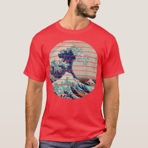 Great Wave Japan Japanese Art Mount Fuji Tokyo T-Shirt