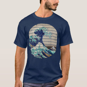 Great Wave Japan Japanese Art Mount Fuji Tokyo T-Shirt