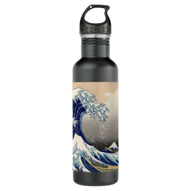 Great Wave Kanagawa Japanese Painting 710 Ml Water Bottle (Front)