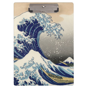Great Wave Kanagawa Japanese Painting Clipboard