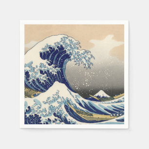 Great Wave Kanagawa Japanese Painting Napkin