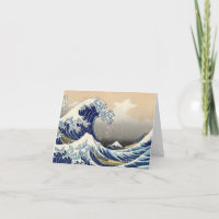 Great Wave of Kanagawa Encouraging Greeting Card