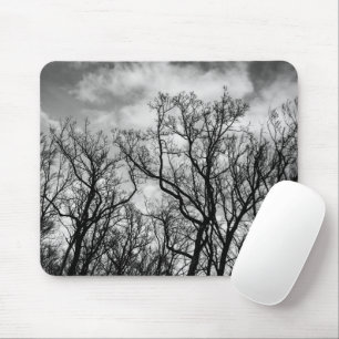 Great wave of trees mouse pad