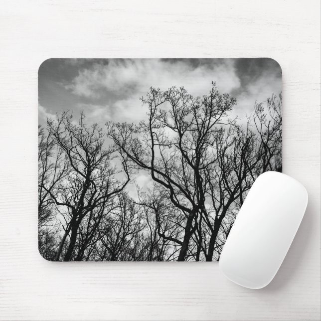 Great wave of trees mouse pad (With Mouse)
