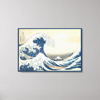 Great Wave off Kanagawa by Hokusai circa 1831 Canv Canvas Print