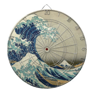 Great Wave off Kanagawa - Hokusai Dartboard