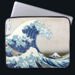 Great Wave Off Kanagawa Hokusai Japanese Fine Art Laptop Sleeve<br><div class="desc">The Great Wave, or The Wave, or The Great Wave off Kanagawa 葛飾北斎「神奈川沖浪裏」 36 Views Of Mt. Fuji 富嶽三十六景 The Great Wave off Kanagawa is a famous woodblock print by the Japanese artist Hokusai. It was published in 1832 (Edo Period) as the first in Hokusai's series 36 Views of Mount...</div>