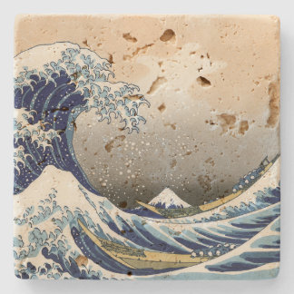 Great Wave off Kanagawa | Hokusai | Stone Coaster