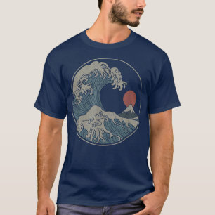 Great Wave off Kanagawa Japanese Art Aesthetic Tsu T-Shirt