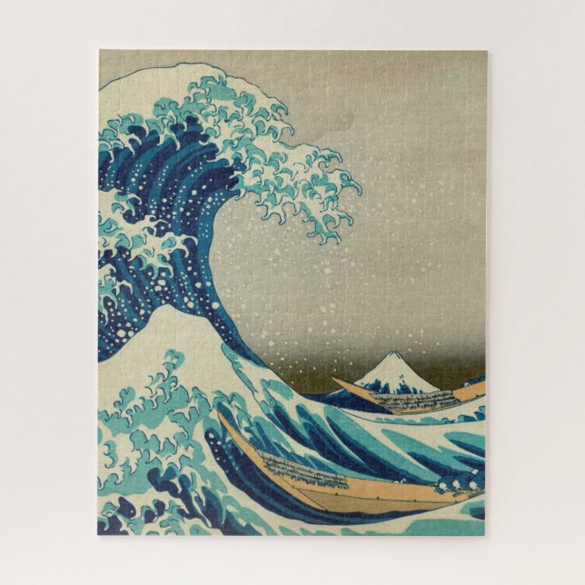 Great Wave off Kanagawa & Japanese Art /Japan Jigsaw Puzzle (Vertical)