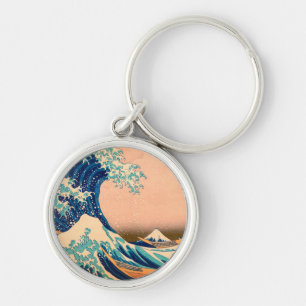 Great Wave off Kanagawa & Japanese Art /Japan Key Ring