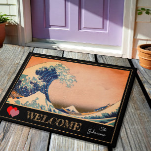 Great Wave off Kanagawa & Japanese Art /Japan Mat