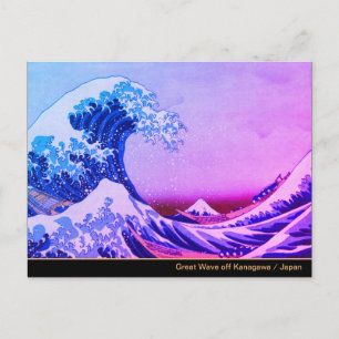 Great Wave off Kanagawa & Japanese Art /Japan Postcard