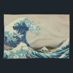 Great Wave off Kanagawa & Japanese Art /Japan Tea Towel<br><div class="desc">Kitchen Towels: World of Japanese famous vintage artworks - The "Great Wave off Kanagawa" is certainly one of the most picturesque representation of Japan. With snowy Mount Fuji peaking in the background. Best of Japan/Art.</div>