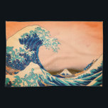 Great Wave off Kanagawa & Japanese Art /Japan Tea Towel<br><div class="desc">Kitchen Towels: World of Japanese famous vintage artworks - The "Great Wave off Kanagawa" is certainly one of the most picturesque representation of Japan. With snowy Mount Fuji peaking in the background. Best of Japan/Art.</div>