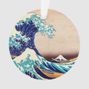 Great Wave Off Kanagawa Japanese Vintage Fine Art Ornament