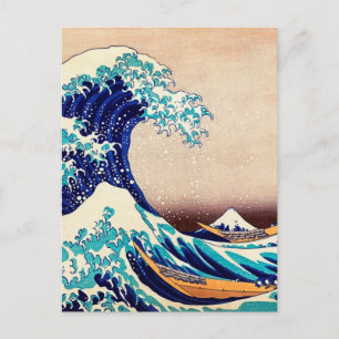 Great Wave Off Kanagawa Japanese Woodblock Print Postcard