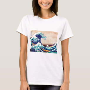 Great Wave Off Kanagawa Japanese Woodblock Print T-Shirt