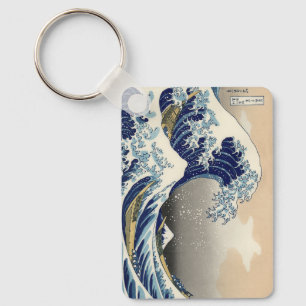 Great Wave off Kanagawa & Mount Fuji Japan Sea Key Ring