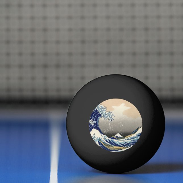 Great Wave off Kanagawa & Mount Fuji Japan Sea Ping Pong Ball (Net)