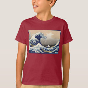 Great Wave off Kanagawa & Mount Fuji Japan Sea T-Shirt
