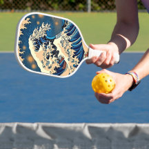 Great Wave Off Kanagawa Pickleball Paddle