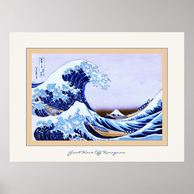 Great Wave Off Kanagawa Poster (Front)