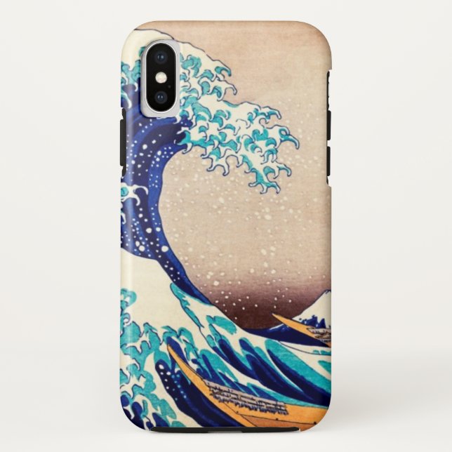 Great Wave Off Kanagawa Vintage Japanese Art Case-Mate iPhone Case (Back)