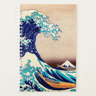 Great Wave Off Kanagawa Vintage Japanese Art Planner