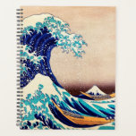 Great Wave Off Kanagawa Vintage Japanese Art Planner<br><div class="desc">Katsushika Hokusai The Great Wave Off Kanagawa (1830) The Great Wave off Kanagawa, also known as The Great Wave or simply The Wave, is an ukiyo-e by Japanese artist Hokusai, published sometime between 1830 and 1833 in the late Edo period as the first in Hokusai's series Thirty-six Views of Mount...</div>
