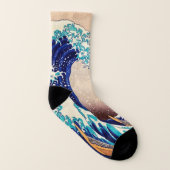 Great Wave Off Kanagawa Vintage Japanese Art Socks (Right Outside)