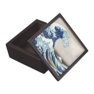 Great Wave Off Kanagawa Vintage Japanese Fine Jewellery Box
