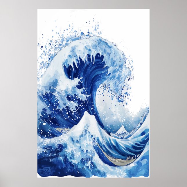 Great Wave Off Kanagawa Wall Art (Front)