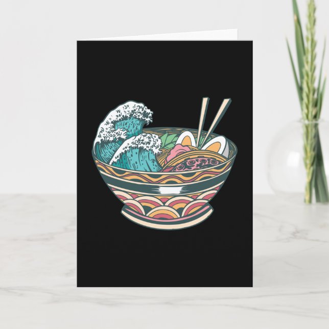 GREAT WAVE RAMEN CARD (Front)