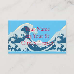 Great Wave Thunder_Cove Business Card