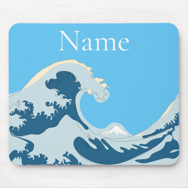 Great Wave Thunder_Cove Mouse Pad (Front)