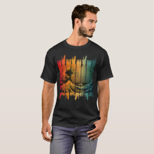 GREAT WAVE VINTAGE SUNSET KANAGAWA T-Shirt