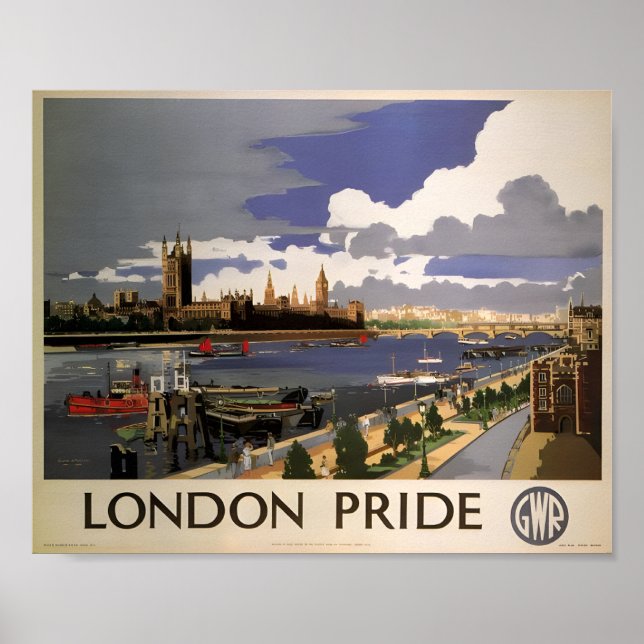 Great Western Railway - London Pride Poster (Front)
