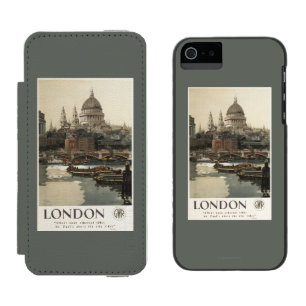 Great Western Railway St. Paul's Travel Poster Incipio Watson™ iPhone 5 Wallet Case