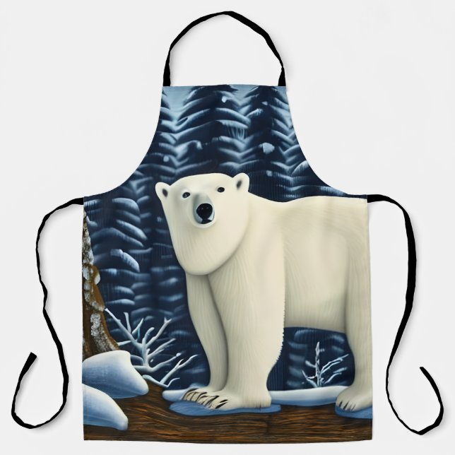 Great White Bear Of The North Apron (Front)