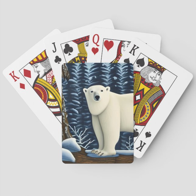 Great White Bear Of The North Playing Cards (Back)