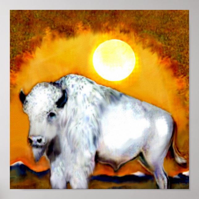 Great White Buffalo Poster (Front)