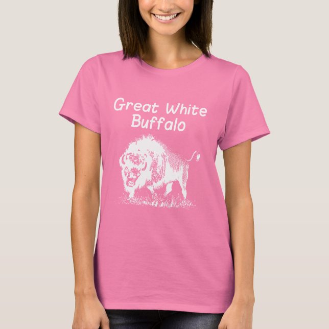 Great White Buffalo T-Shirt (Front)
