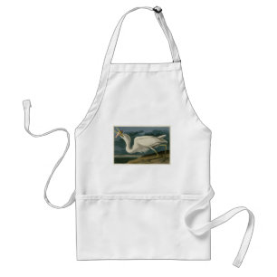 Great White Heron, from Audubon's Birds of America Standard Apron