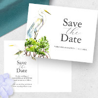Great White Heron Save The Date