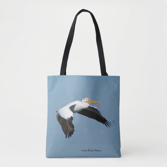Great White Pelican all over bag (Front)