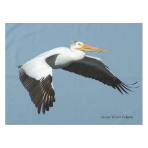 Great White Pelican table cloth