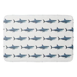 Great White Shark Bath Mat