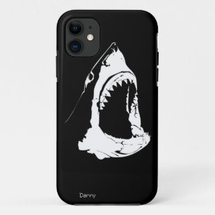 Great White Shark Black And White Design Case-Mate iPhone Case