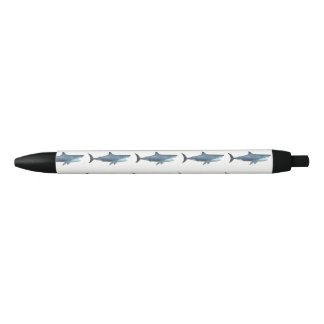 Great White Shark Black Ink Pen